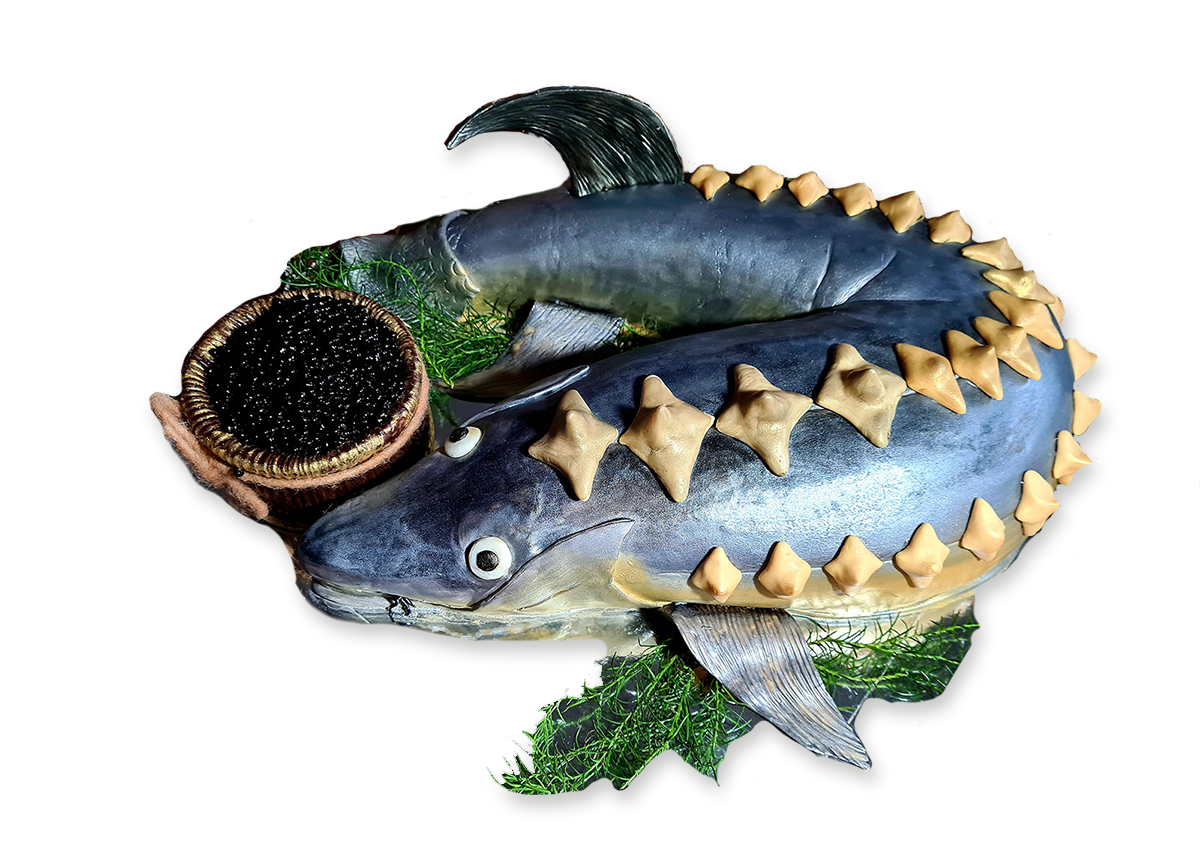 Torte in Fischform