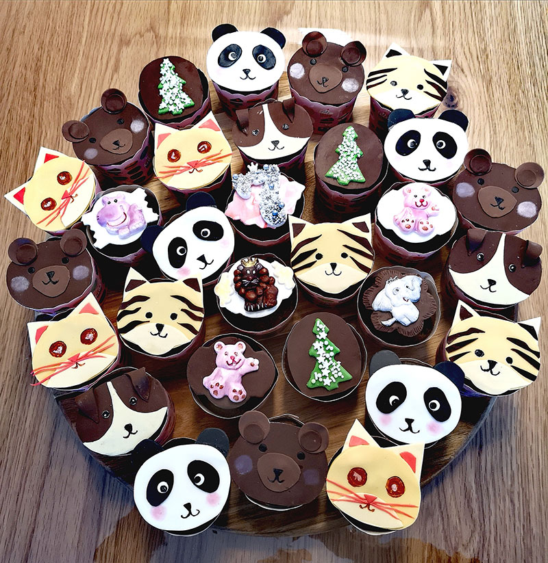 lustige Muffins
